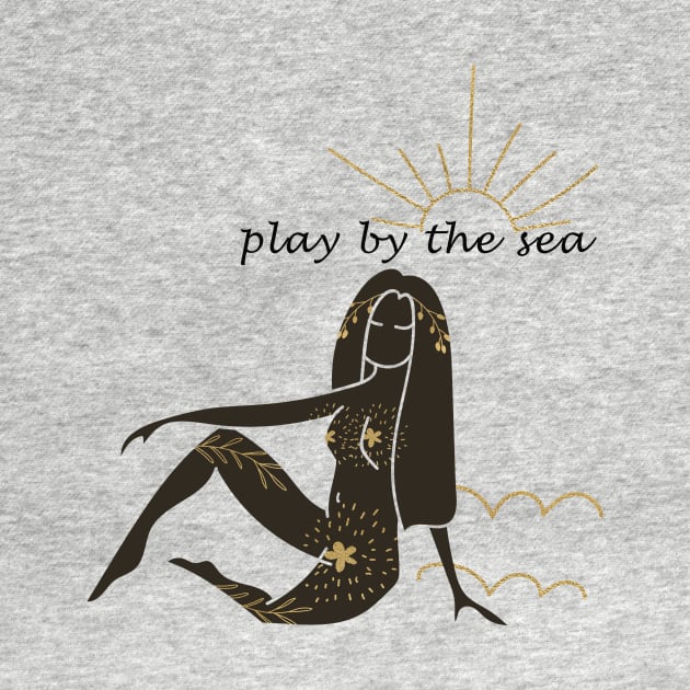 Play by the Sea goddess by LisaCasineau